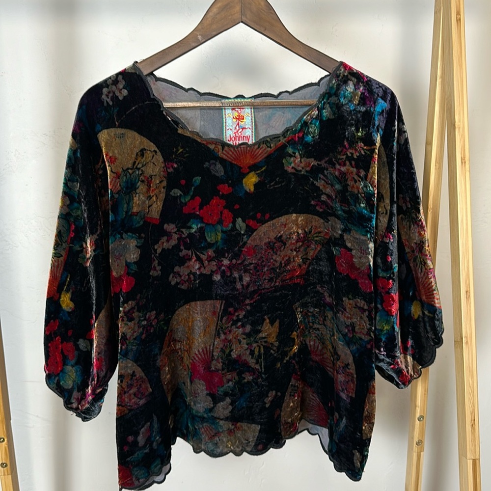 Johnny Was blouse sz small